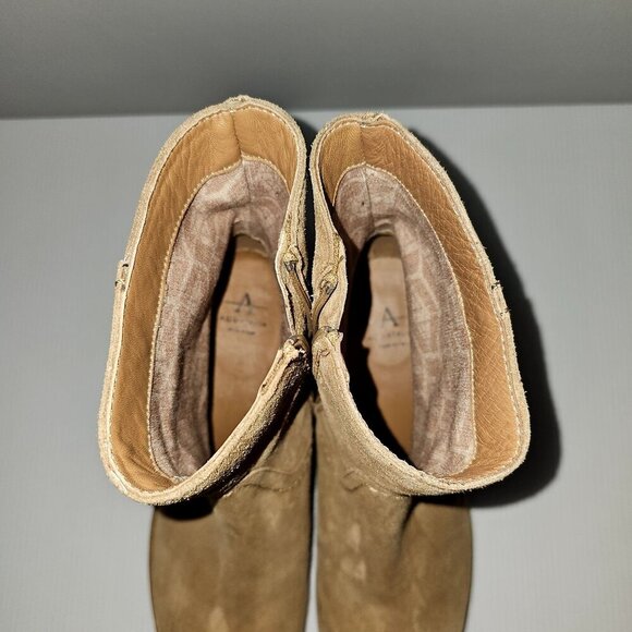 NEW Aquatalia Bellamy Ankle Boot Womens 9.5 Brown Suede Water Resistant Designer - Picture 9 of 14